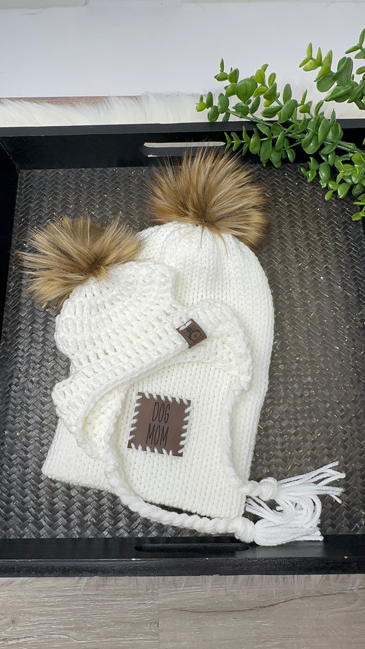 Conjunto de gorro a juego para dueño y mascota