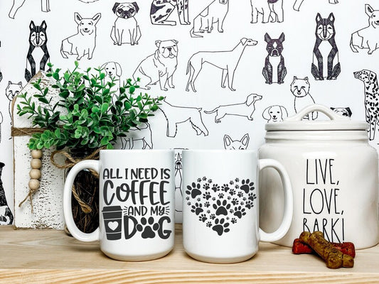 Todo lo que necesito es café y mi perro.