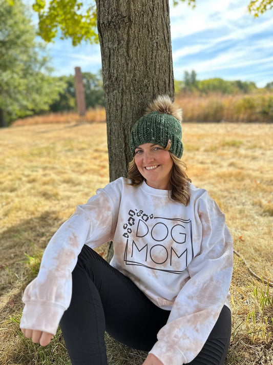 Tie-dye Dog Mom Crewneck