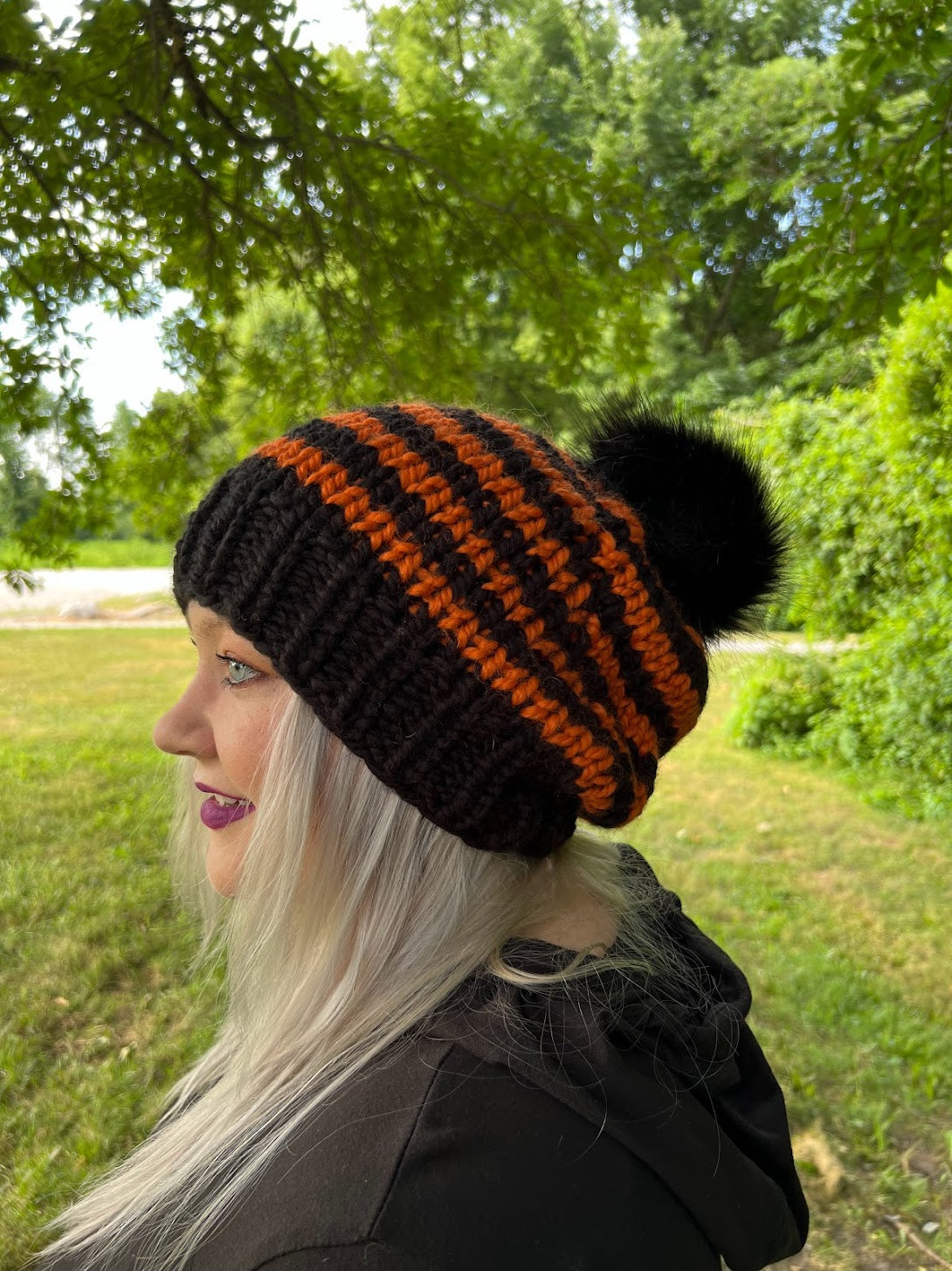 Halloween Stripe Beanie