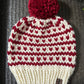 Christmas Heart Knit Beanie