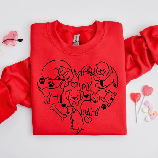 Dog Mom Valentines Day Sweater