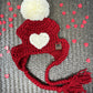 Bonnet en forme de coeur pour chiot