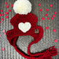 Bonnet en forme de coeur pour chiot