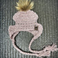 Ballerina Pink Matching Headband & Pet Beanie