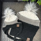 Cookies & Cream Mommy & Pet Beanie Set