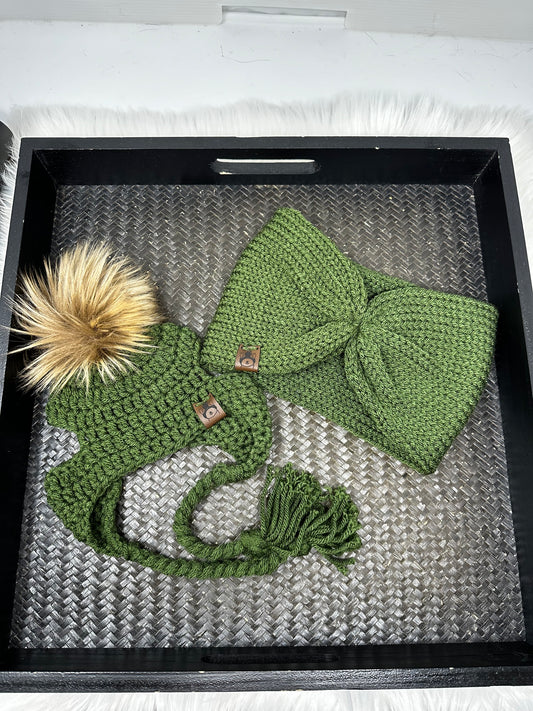 Bandeau et bonnet pour animal de compagnie assortis Met