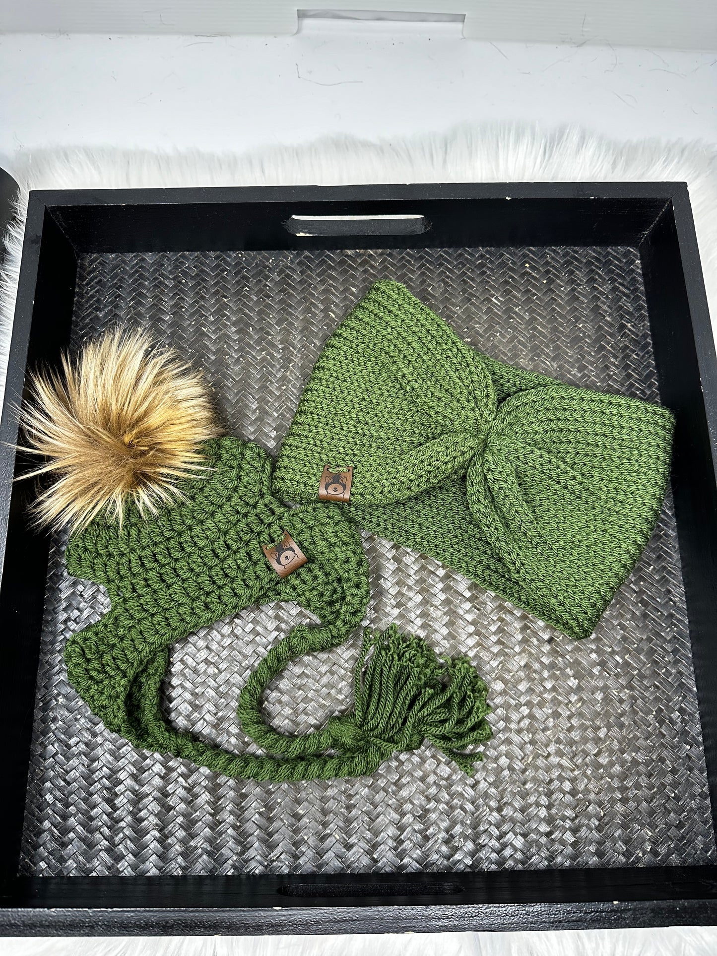 Bandeau et bonnet pour animal de compagnie assortis Met