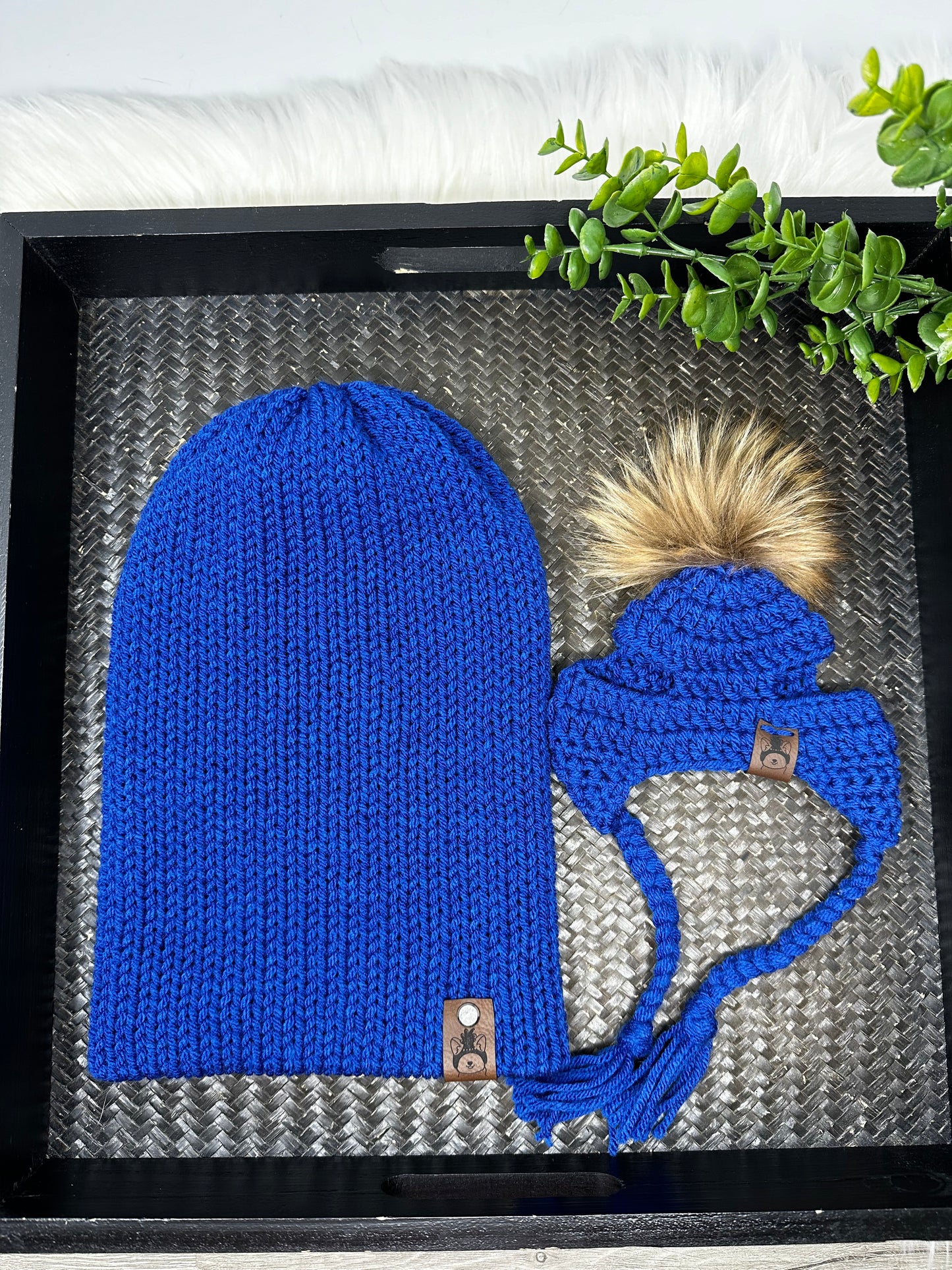 Conjunto de gorro a juego para dueño y mascota