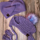 Knit Headband & Matching Pet Beanie Set