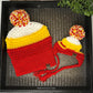 KC Chiefs Inspired Mommy & Pet Beanie Set