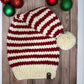 Christmas Santa Stripe Knit Beanie