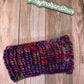 Vibrant Purple mix Wool Ear-warmer