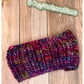 Vibrant Purple mix Wool Ear-warmer