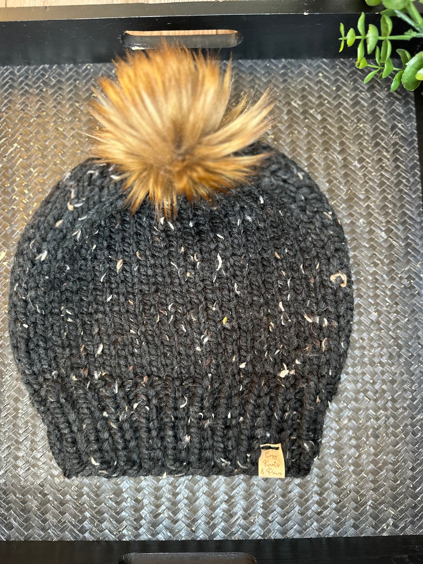 Black Walnut Adult Beanie