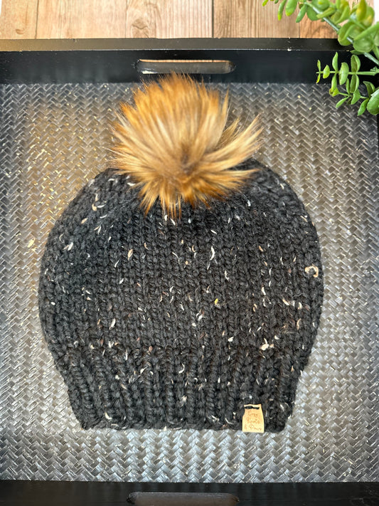 Black Walnut Adult Beanie