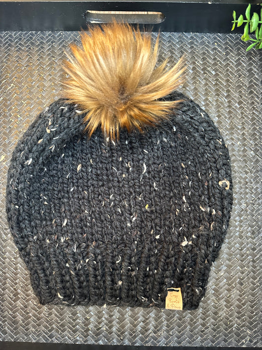 Black Walnut Adult Beanie