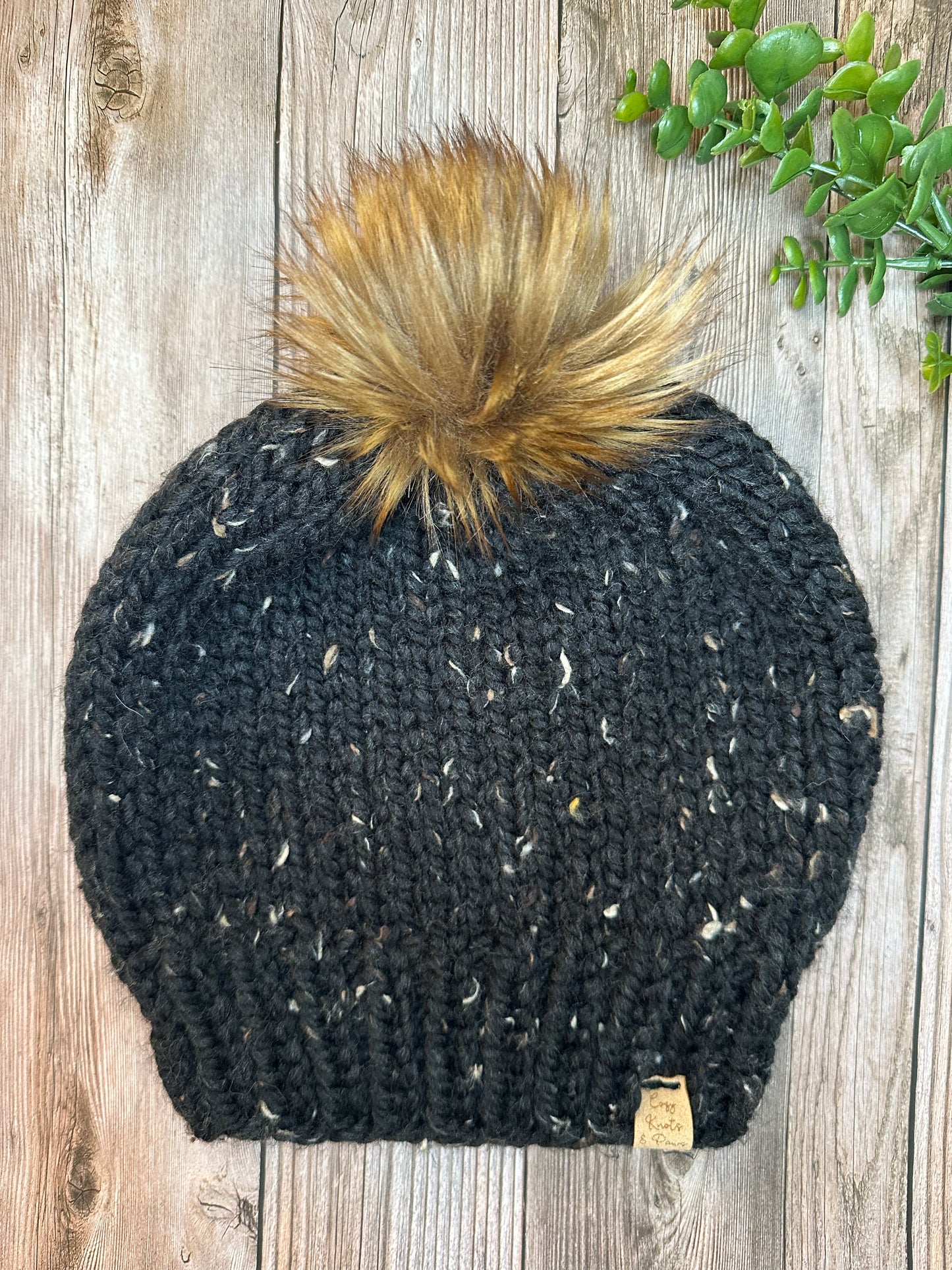 Black Walnut Adult Beanie