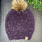 Purple Walnut Adult Beanie