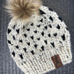 Custom Heart Knit Beanie