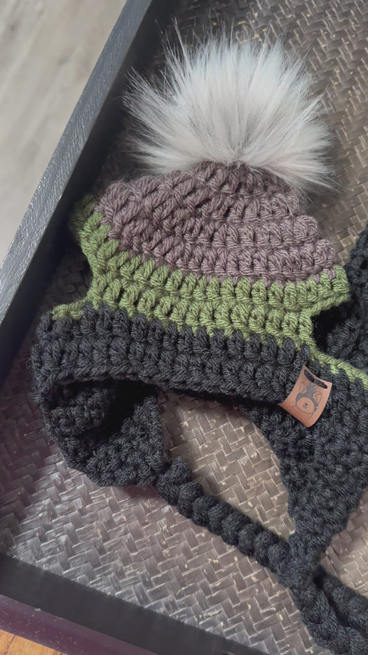 Conjunto de gorro a juego de mamá y mascota de Slytherin